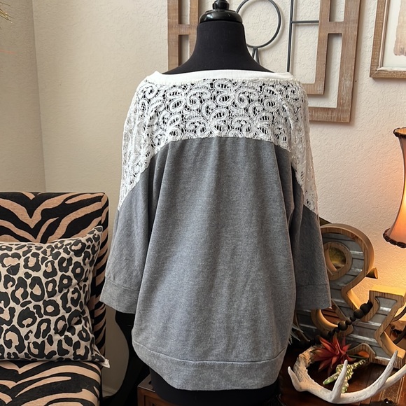 Sweatshirt with Lace - Picture 5 of 5